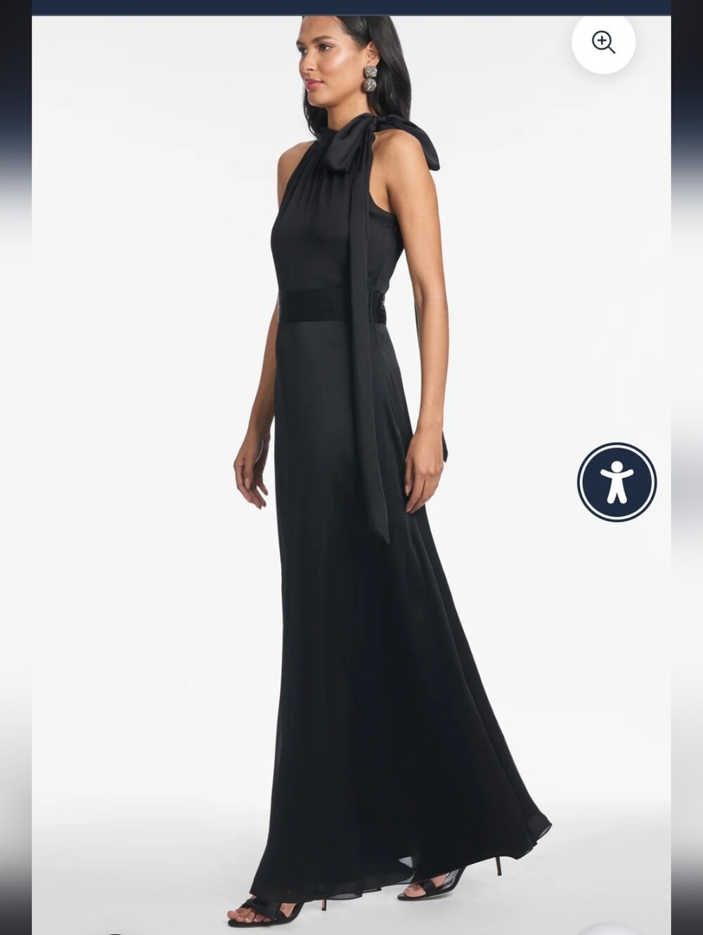 Sachin & Babi Womens  Kayla Gown, Black